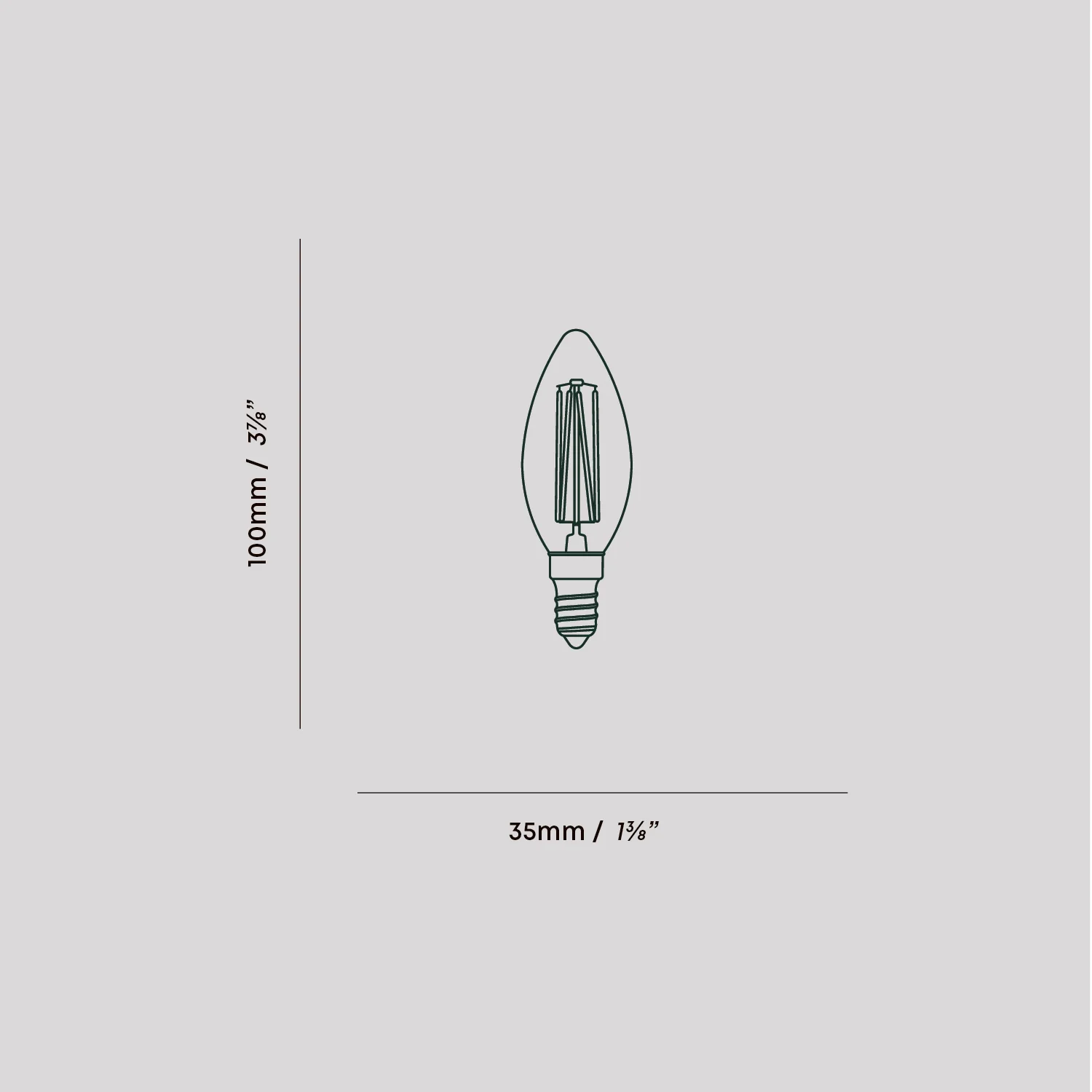 Candle E12 LED Bulb - Image 3