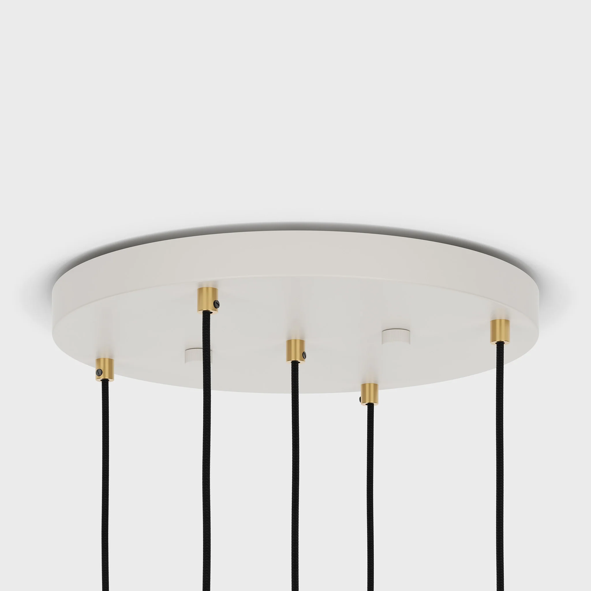 Five Pendant in Brass + Voronoi II - Image 6
