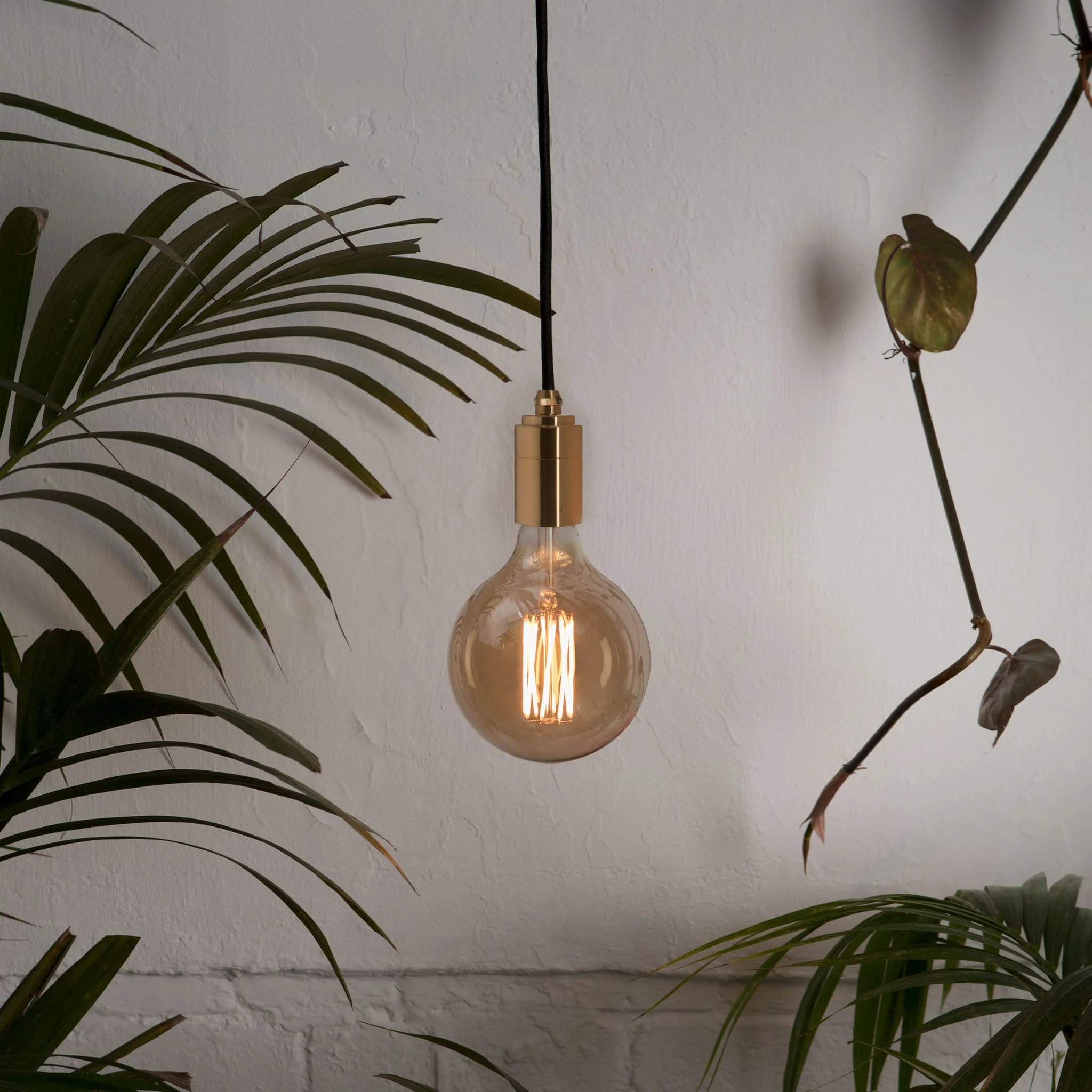 Gaia Plug-In Pendant in Brass - Image 3
