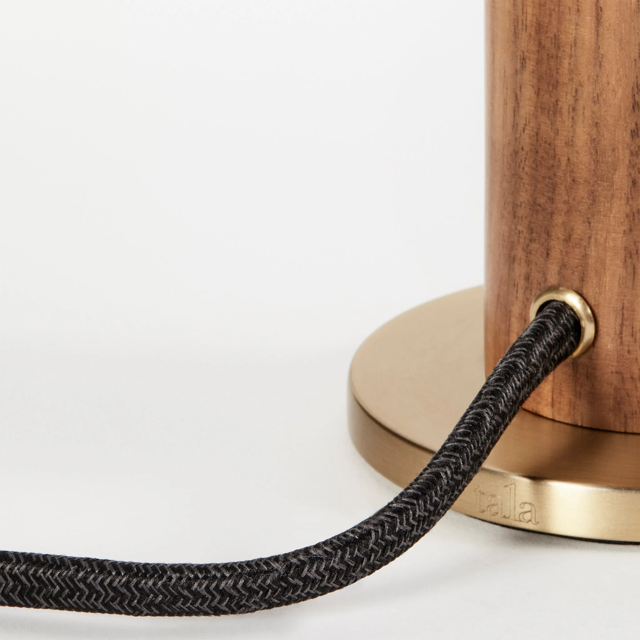 Knuckle Table Lamp in Blackened Oak - Image 5