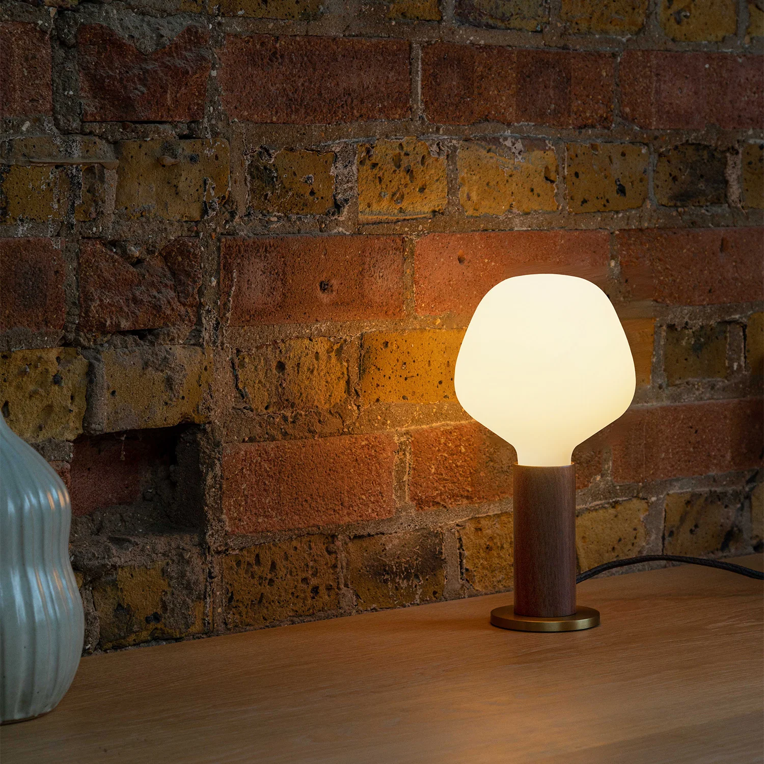 Knuckle Table Lamp in Walnut + Enno - Image 8