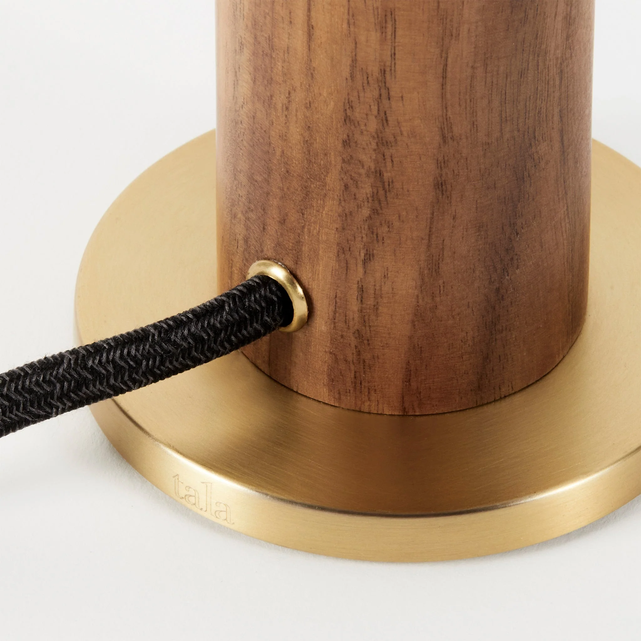 Knuckle Table Lamp in Walnut + Sphere IV - Set of 2 - Image 4