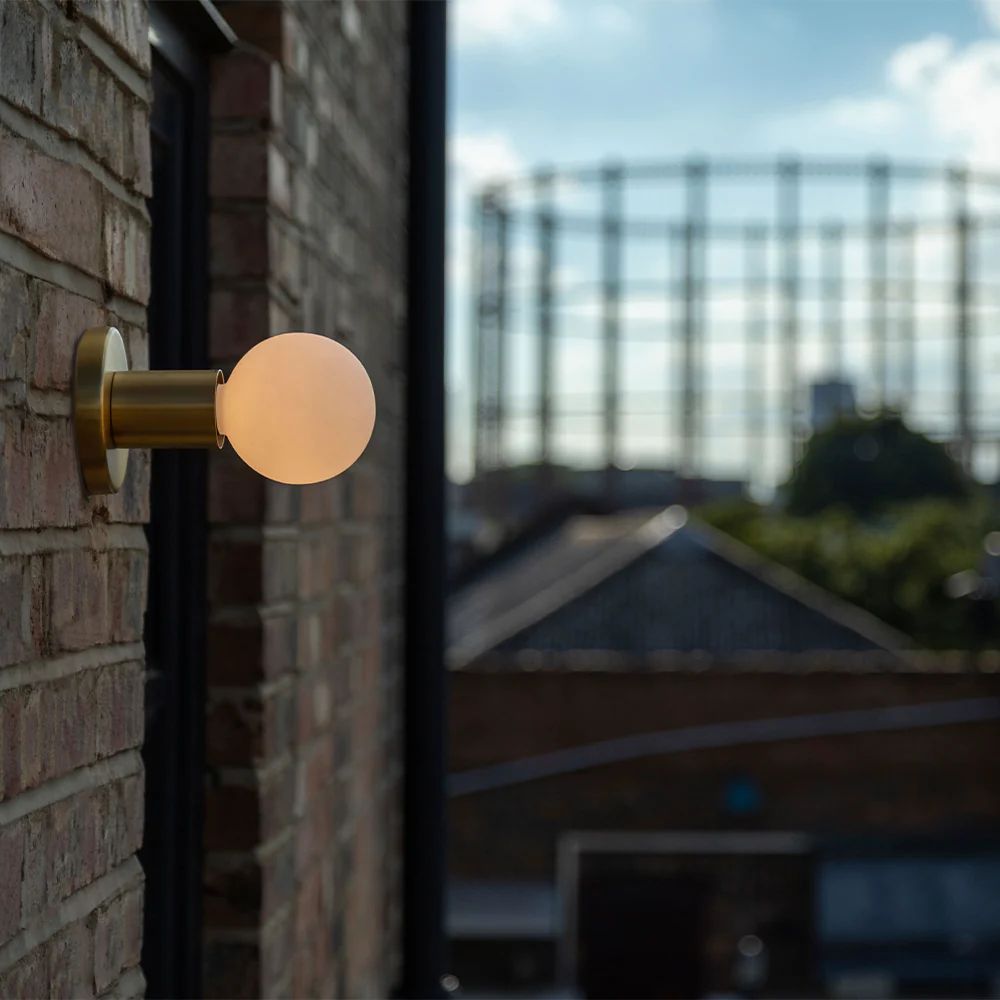 Lochan Wall Light in Brass + Sphere III - Image 8