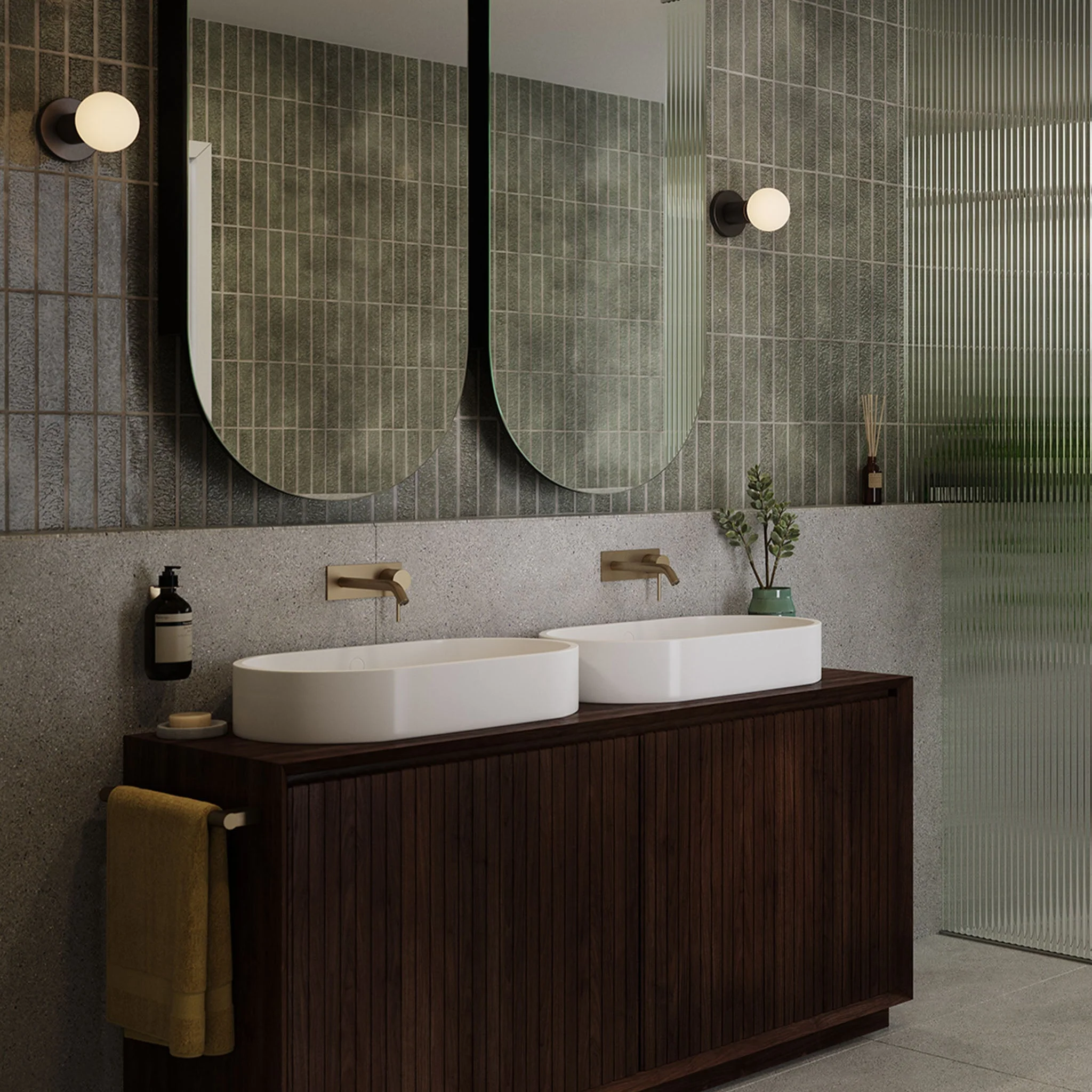 Lochan Wall Light in Graphite - Image 6