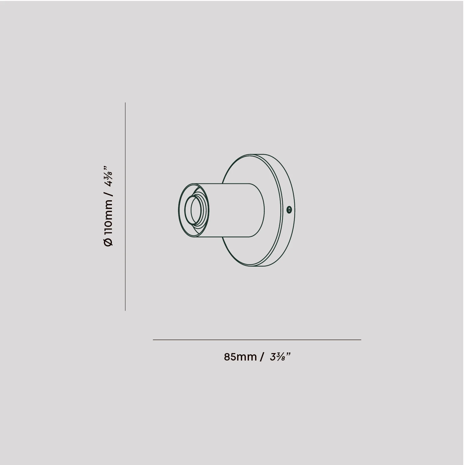 Lochan Wall Light in Brass - Image 5