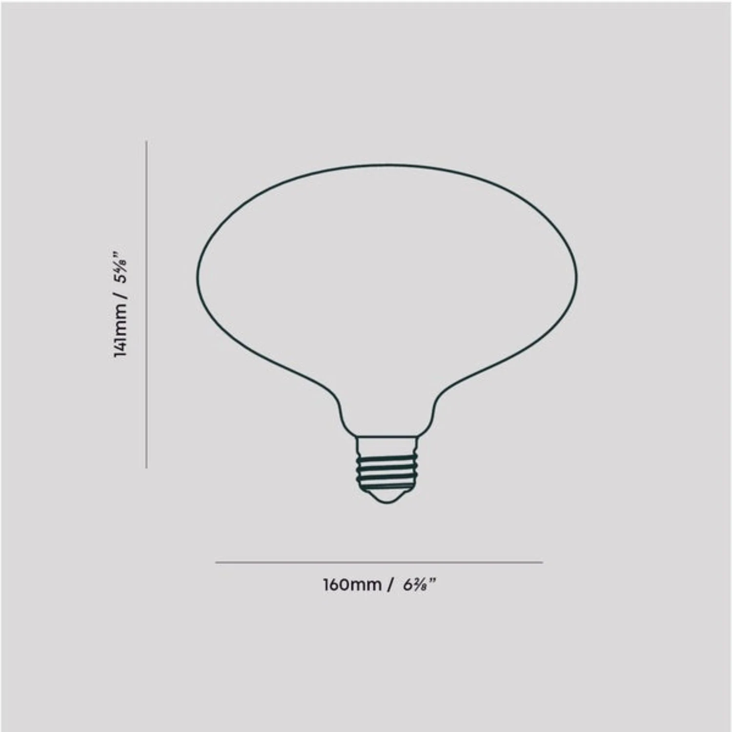 Oval Pendant Light in Graphite - Image 4