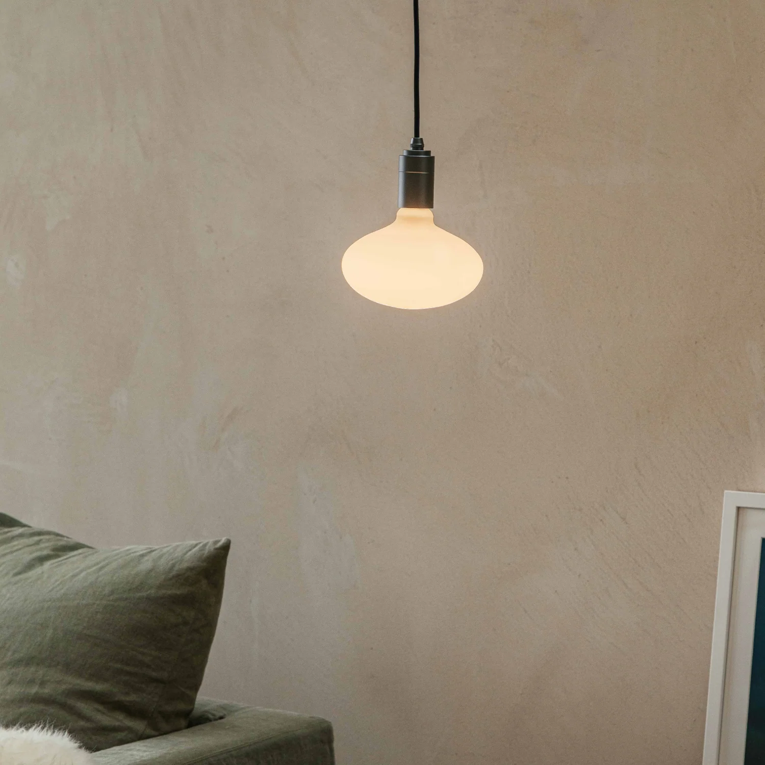 Oval Pendant Light in Graphite - Image 2