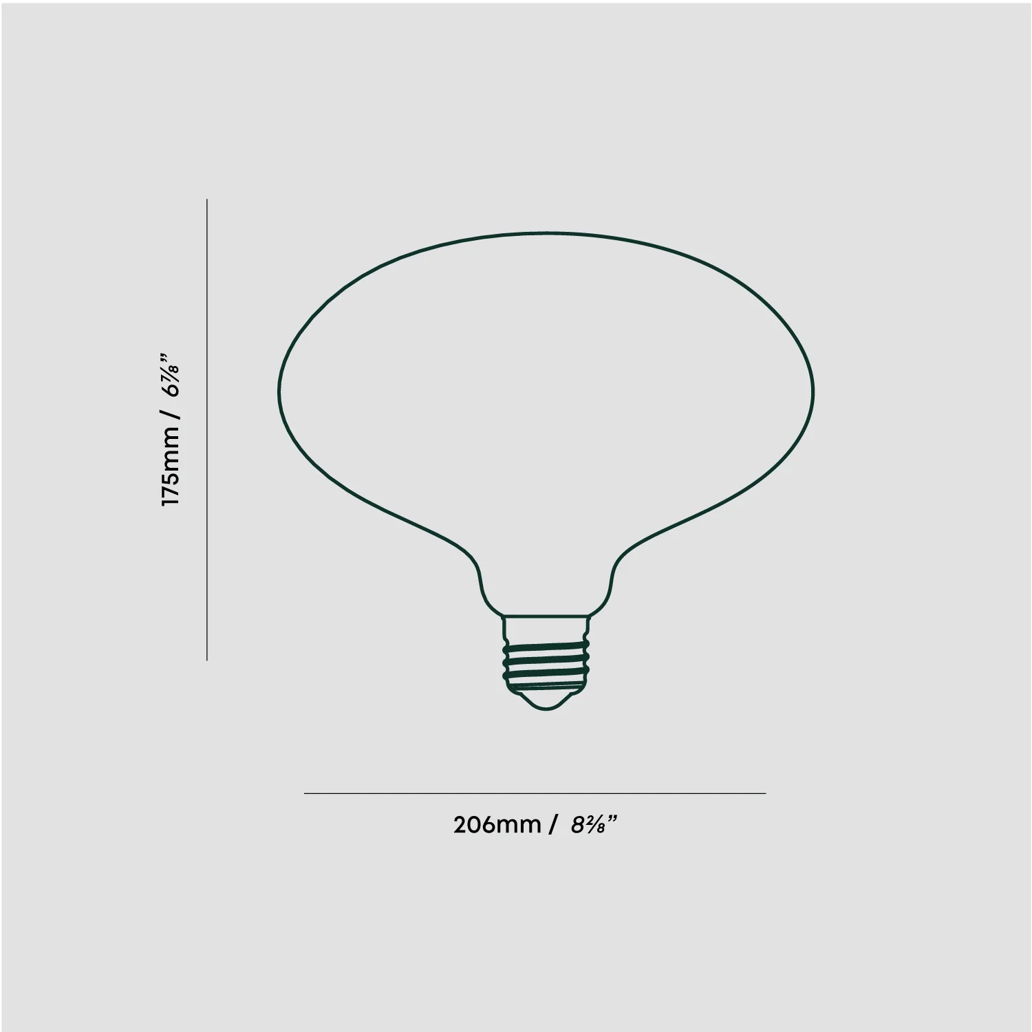 Oval II E26 LED Bulb - Image 4