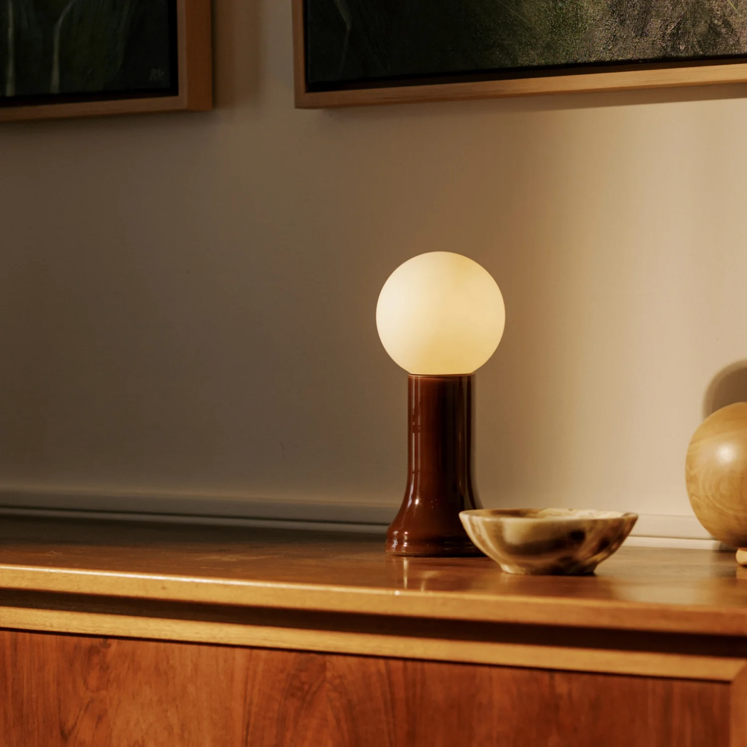Shore Table Lamp in Bottle Brown - Set of 2 - Image 5