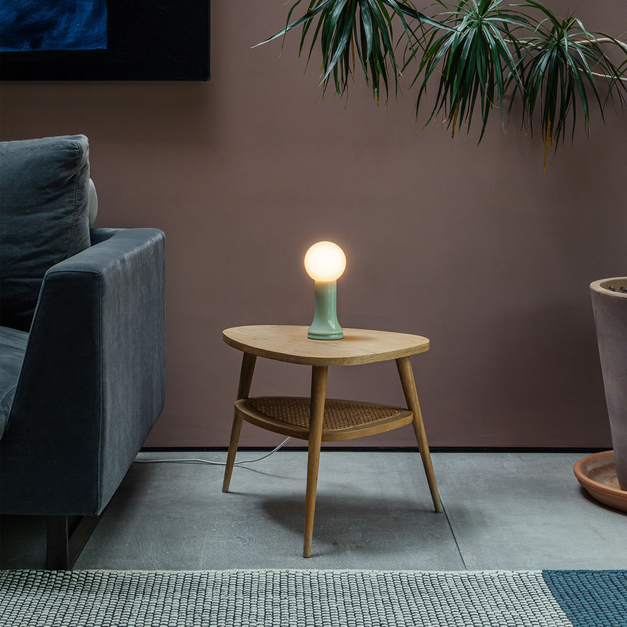 Shore Table Lamp in Sea Green - Image 6