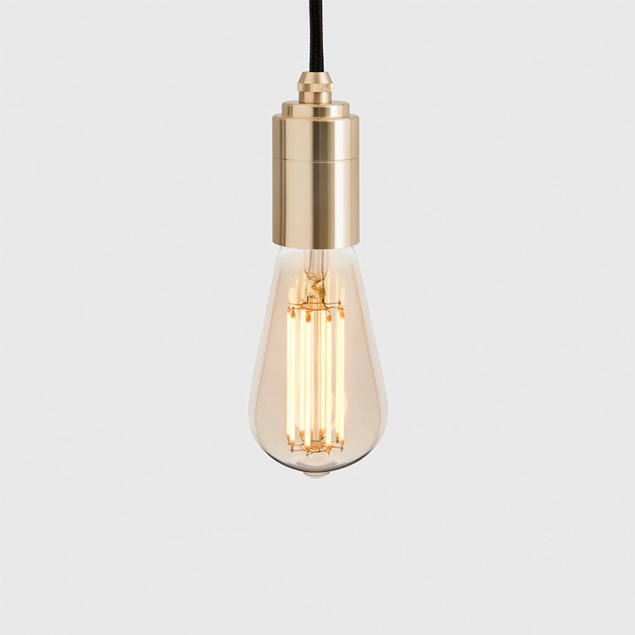 Squirrel Cage Plug-In Pendant in Brass - Image 3