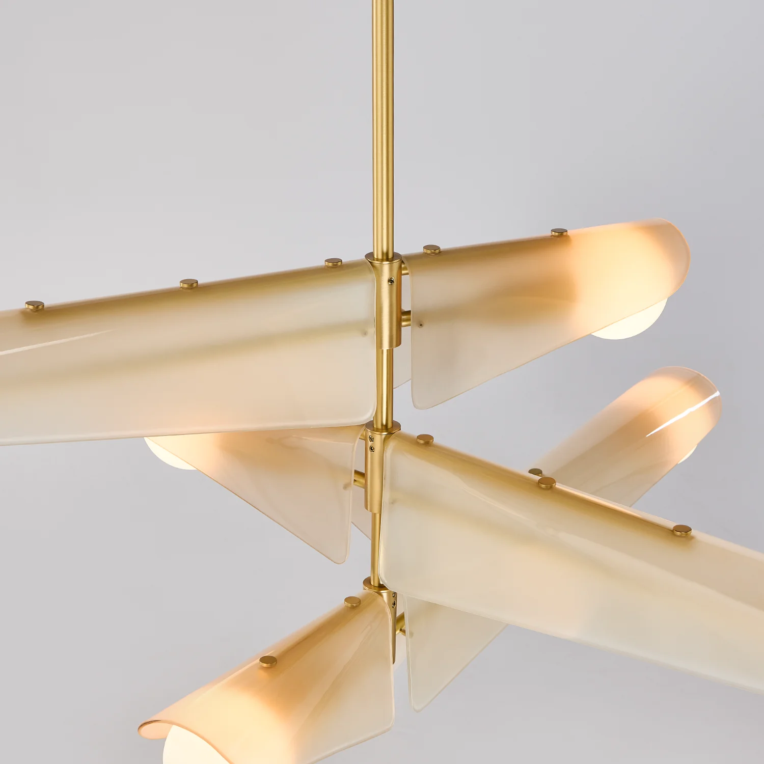 Sycamore Chandelier 3 Tiers in Dusk Pink - Image 4