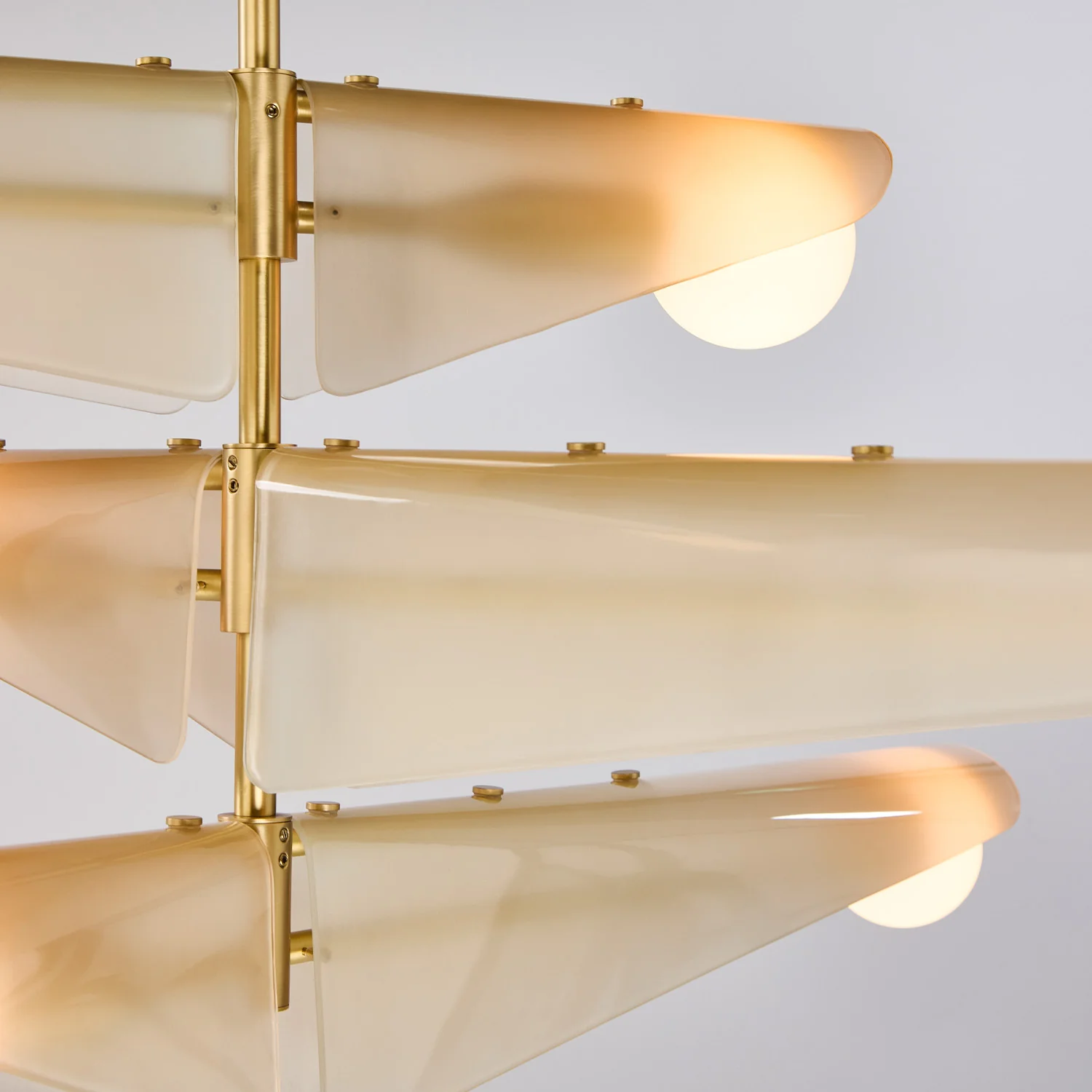 Sycamore Chandelier 3 Tiers in Dusk Pink - Image 5