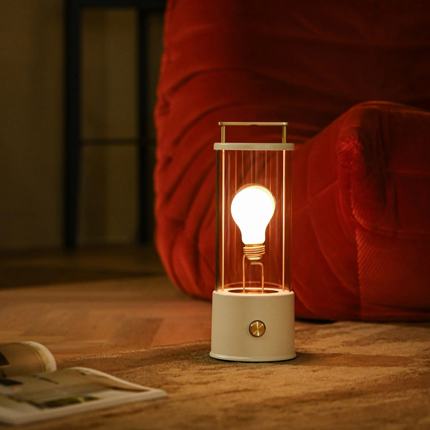 The Muse Portable Lamp in Candlenut White - Image 5