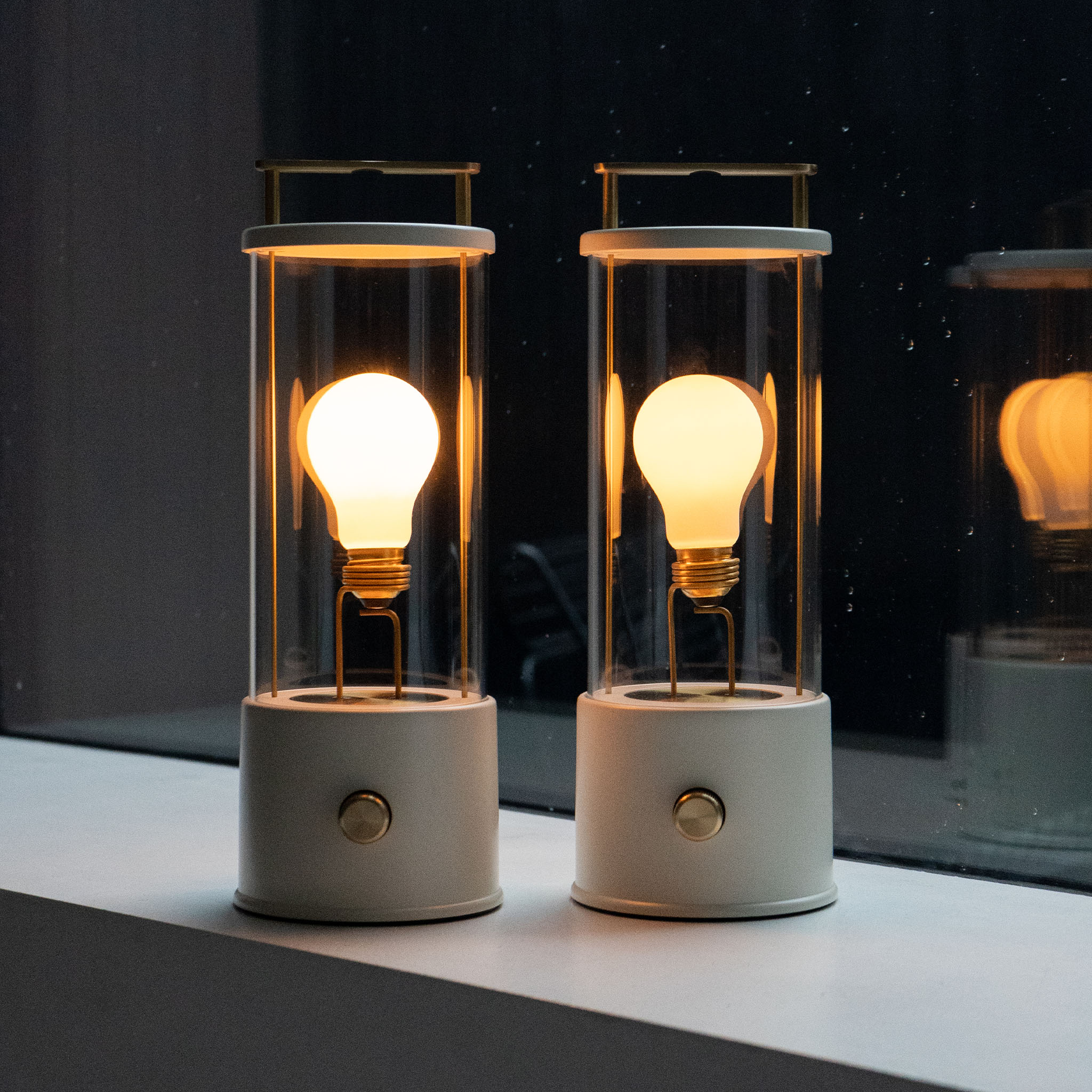 The Muse Portable Lamp in Candlenut White - Set of 2 - Image 3
