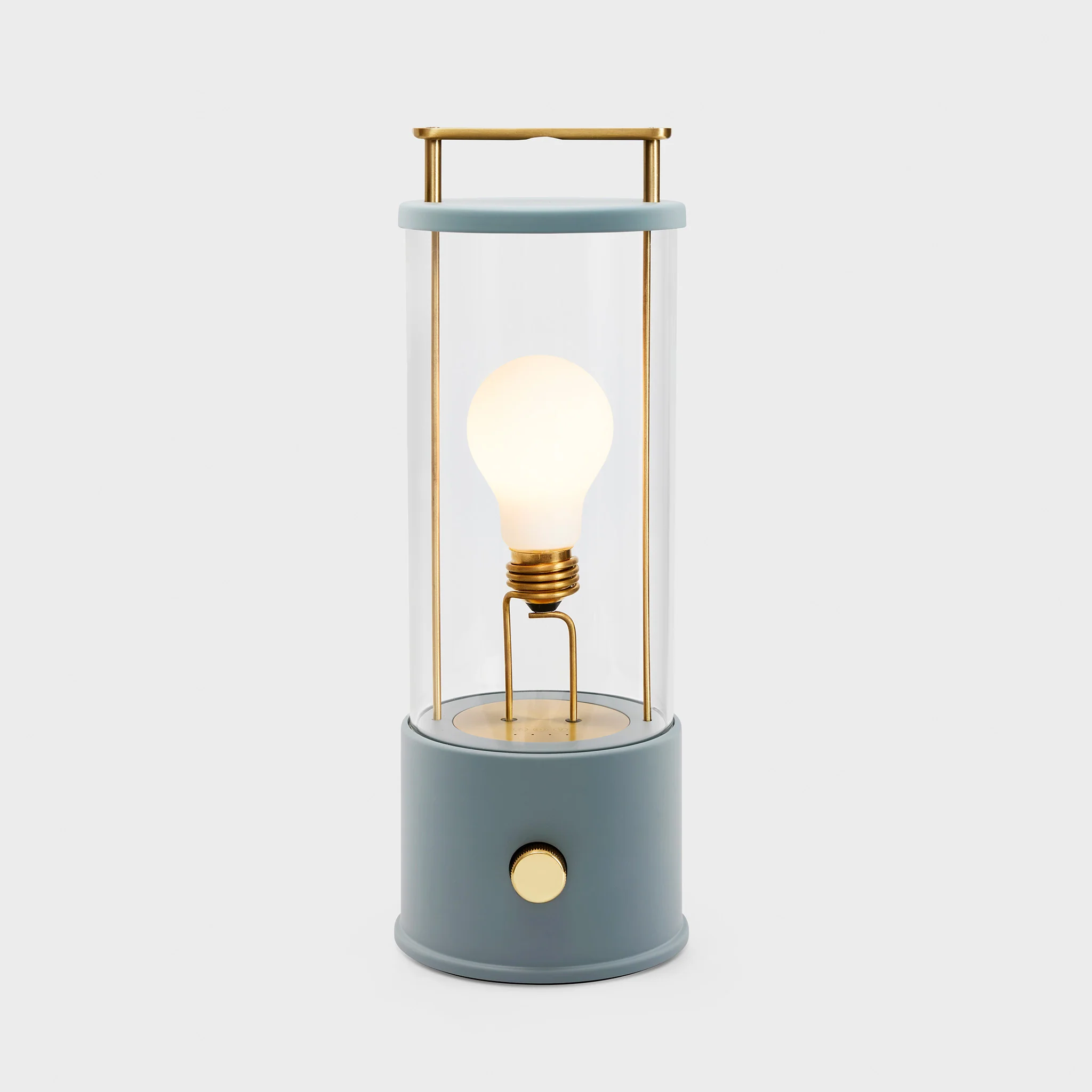 The Muse Portable Lamp in Selvedge Blue + Setting Plaster Pink - Set of 2 - Image 4