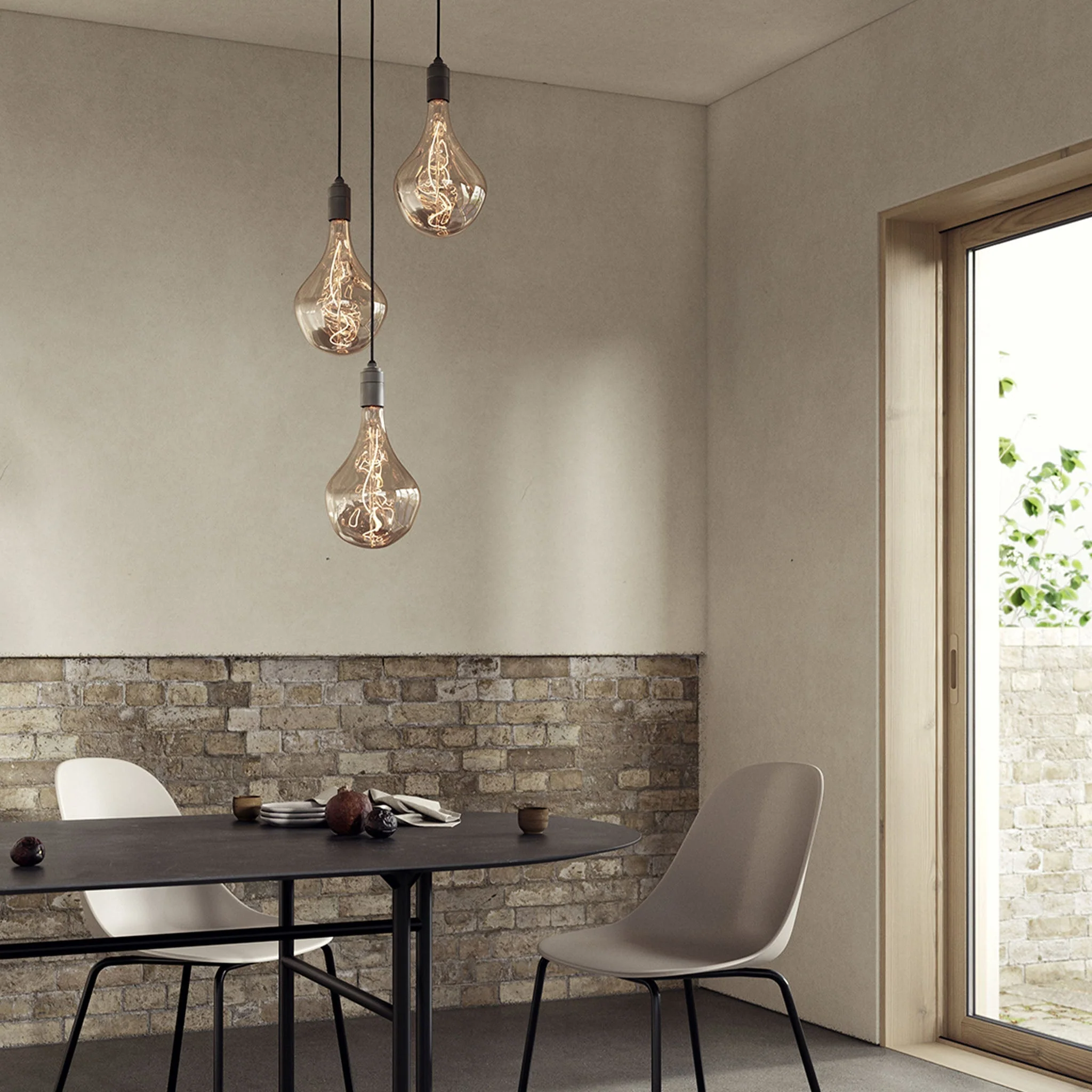 Voronoi II Pendant Light in Graphite - Set of 3 - Image 2