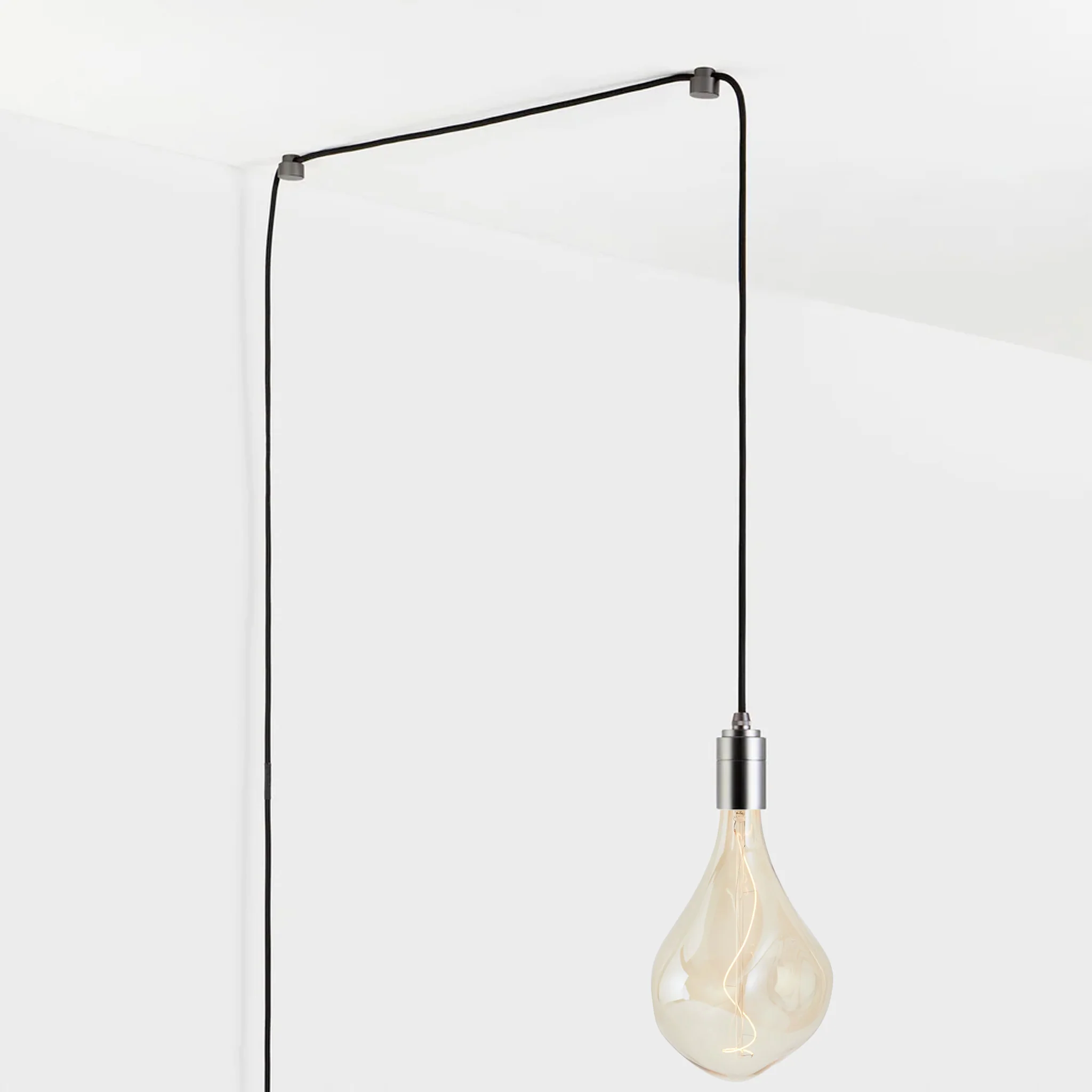 Voronoi III Plug-In Pendant in Graphite
