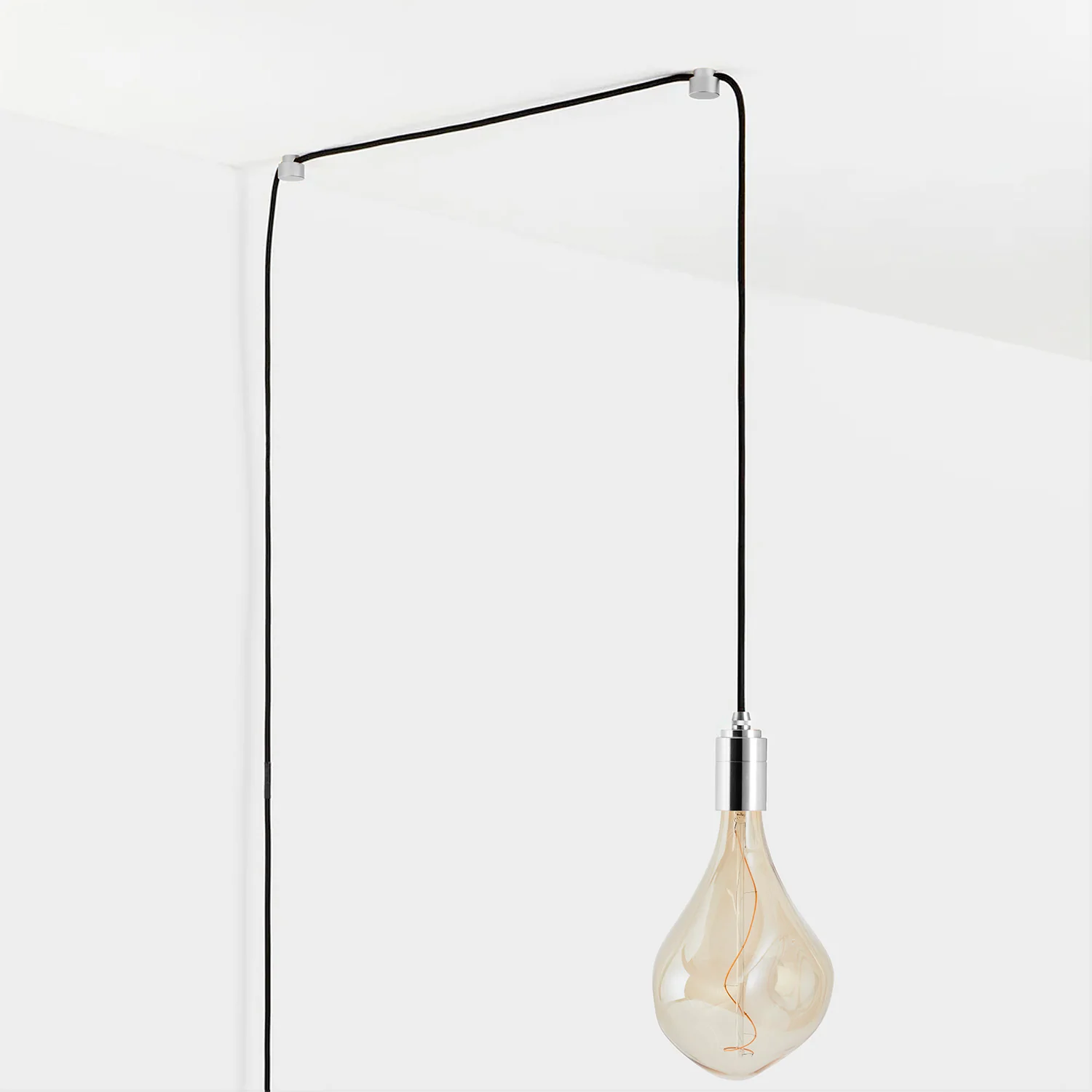 Voronoi III Plug-In Pendant in Stainless Steel - Image 3