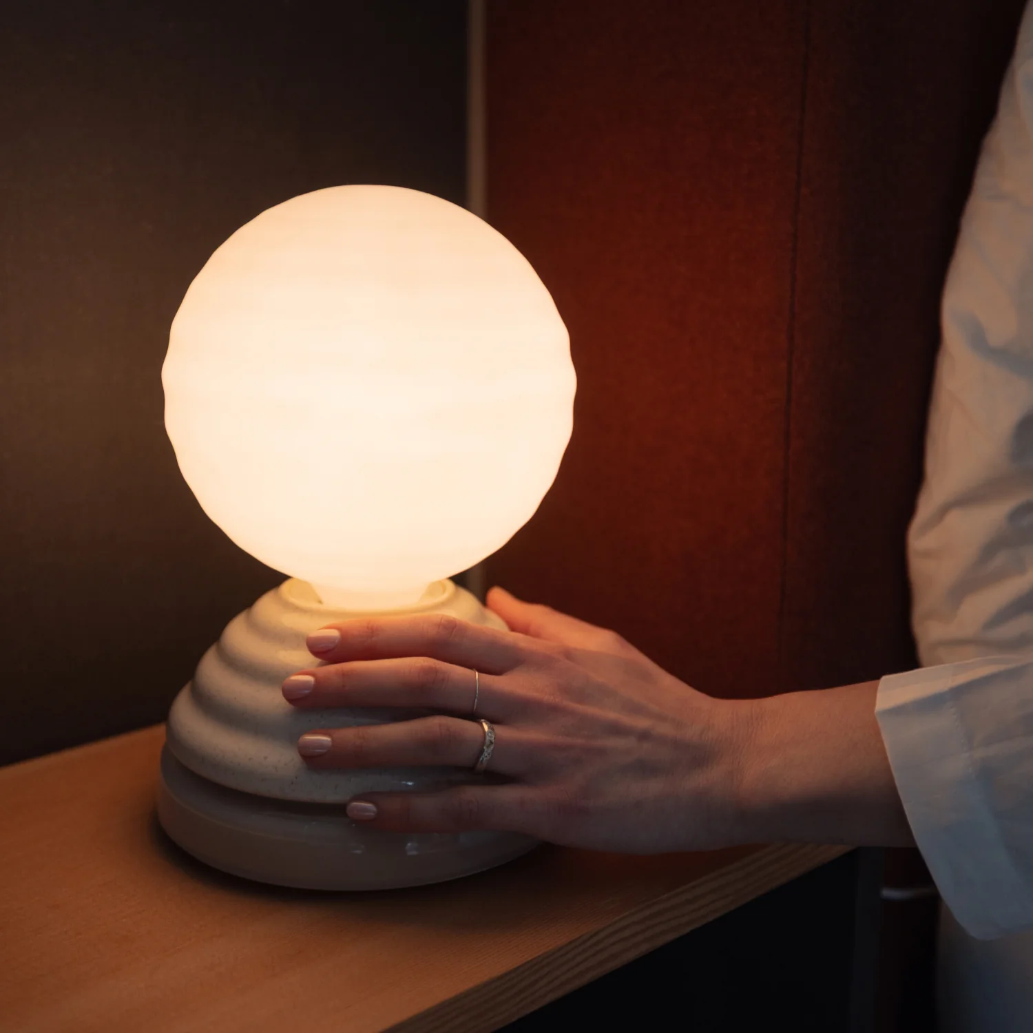 WAKE Sleep Light in Pebble White - Image 4